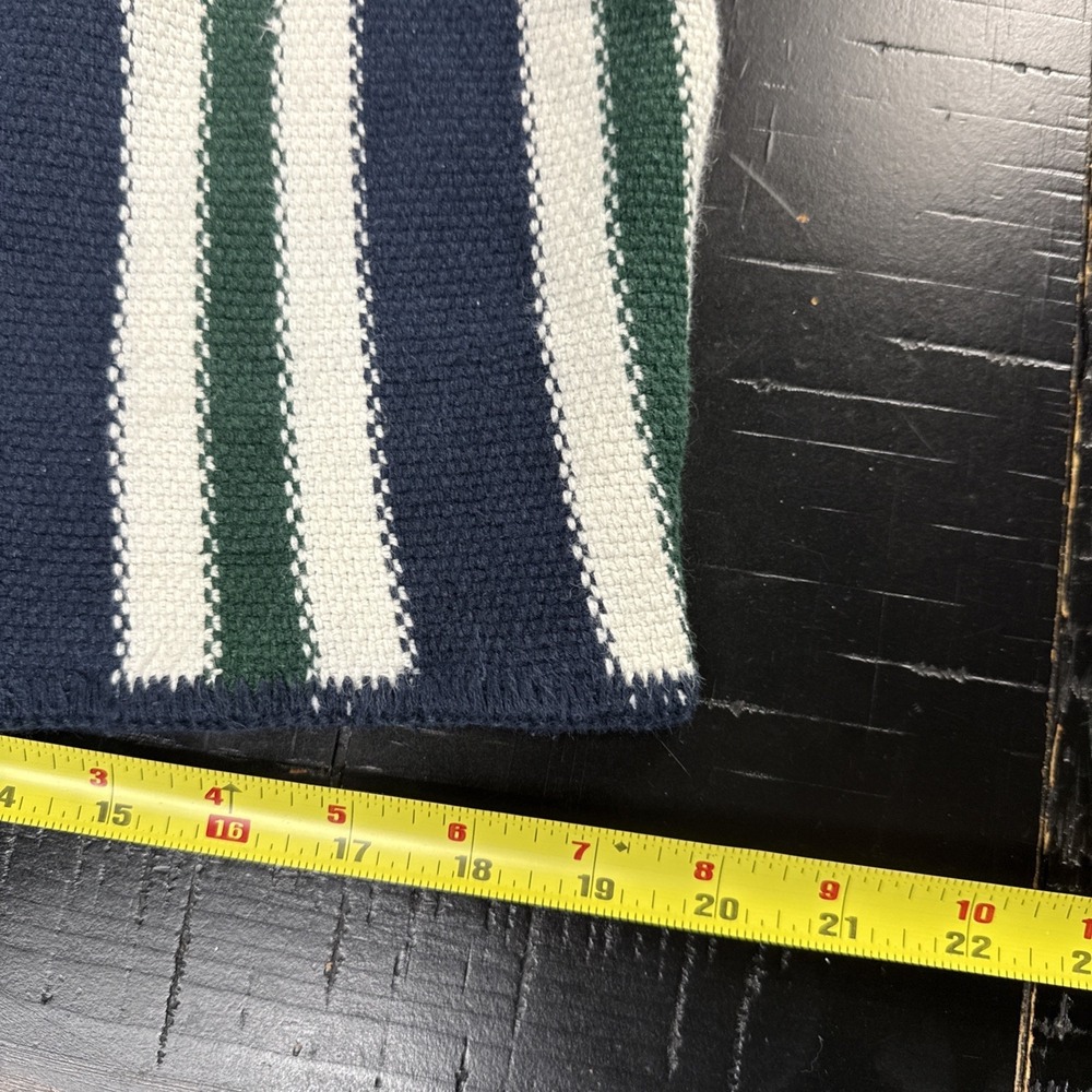 Vintage STRUCTURE Cardigan Knit Baja Sweater Vest Mens XL Multicolor Stripes - Picture 6 of 9